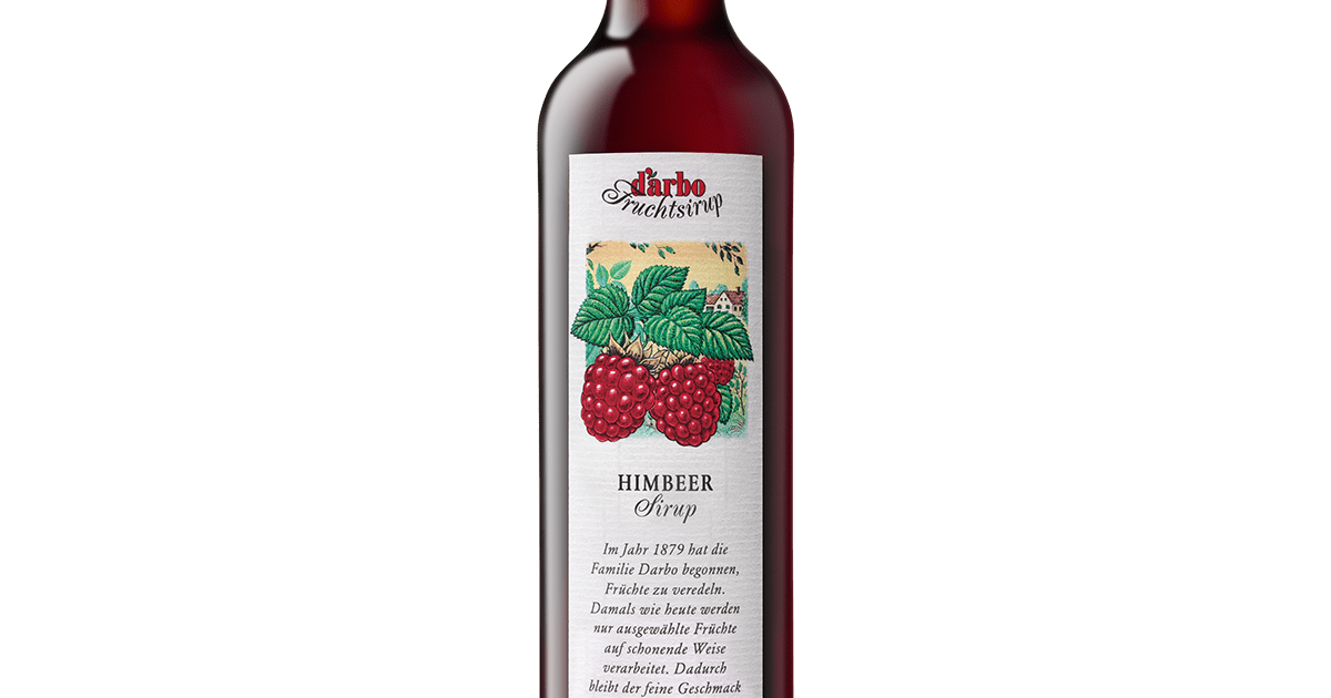 Syrup 500 ml Raspberry - A. Darbo AG