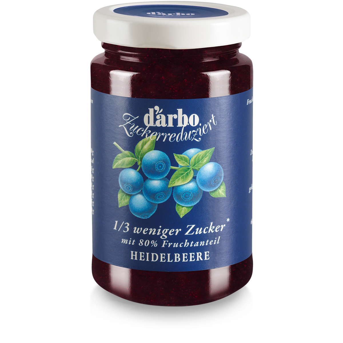 Zuckerreduziert 250 g Heidelbeere - A. Darbo AG